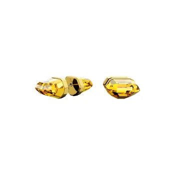 Swarovski Lucent Stud Earrings Women's Gold