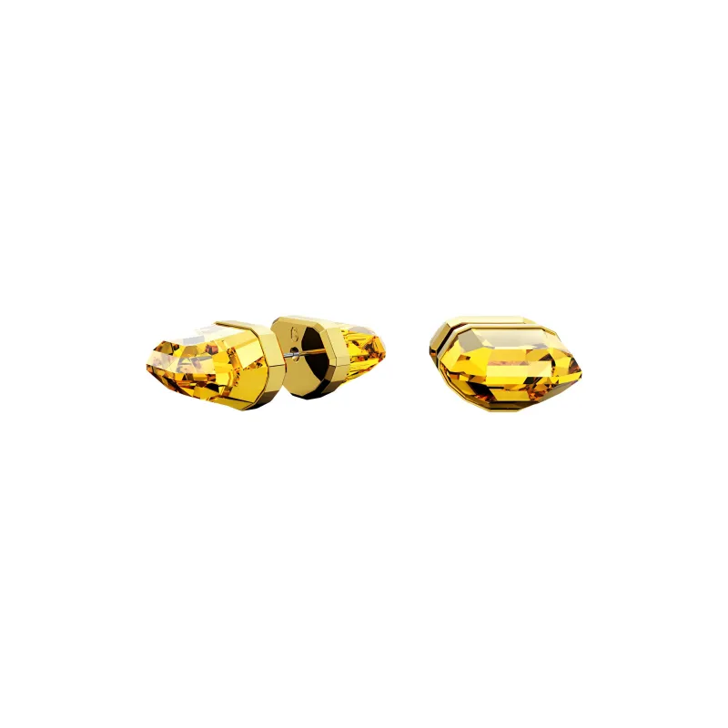 Swarovski Lucent Stud Earrings Women's Gold-0