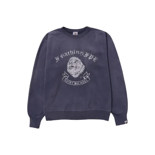 A BATHING APE X Saint Mxxxxxx Gorilla Crewneck