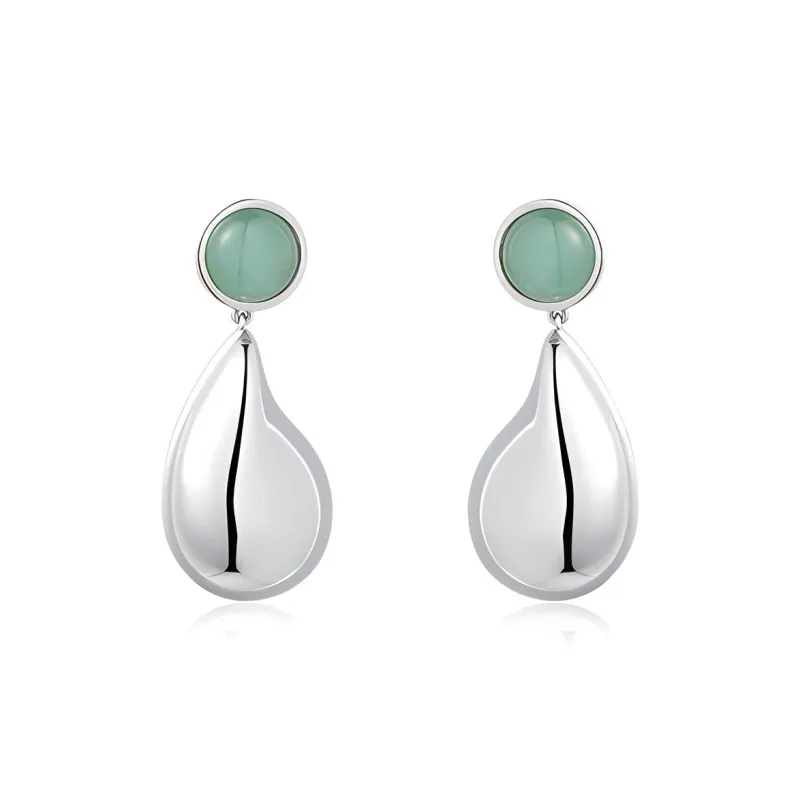 NEVERFAR 925 Sterling Silver Stud Earrings Women's-0