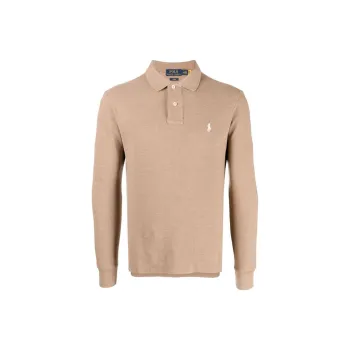 Polo Ralph Lauren Pony Embroidered Long Sleeved Polo Shirt