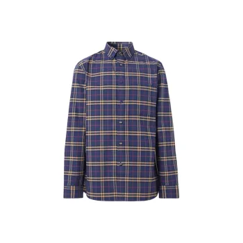 Burberry Shirts Men Blue