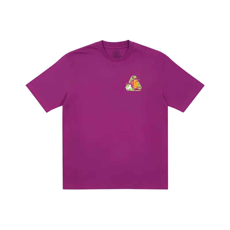 PALACE T-Shirts Unisex Purple-1