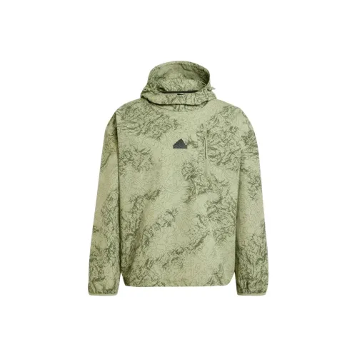 Adidas Free Shipping With AdiClub City Escape Woven Hoodie