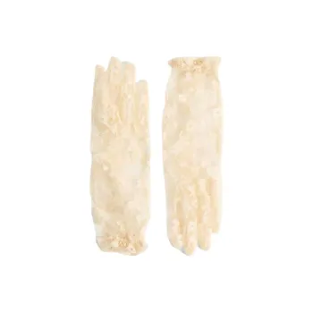 Valentino Cotton Gloves Women's Gold