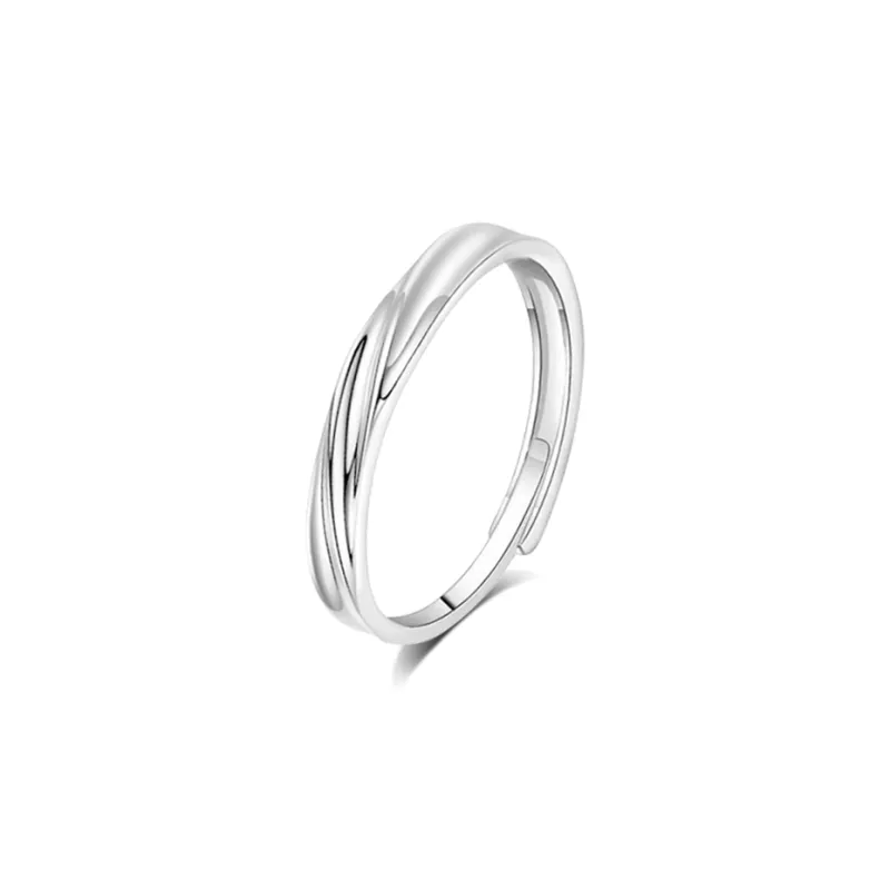 Zocai Natural Topaz Rings Unisex-5