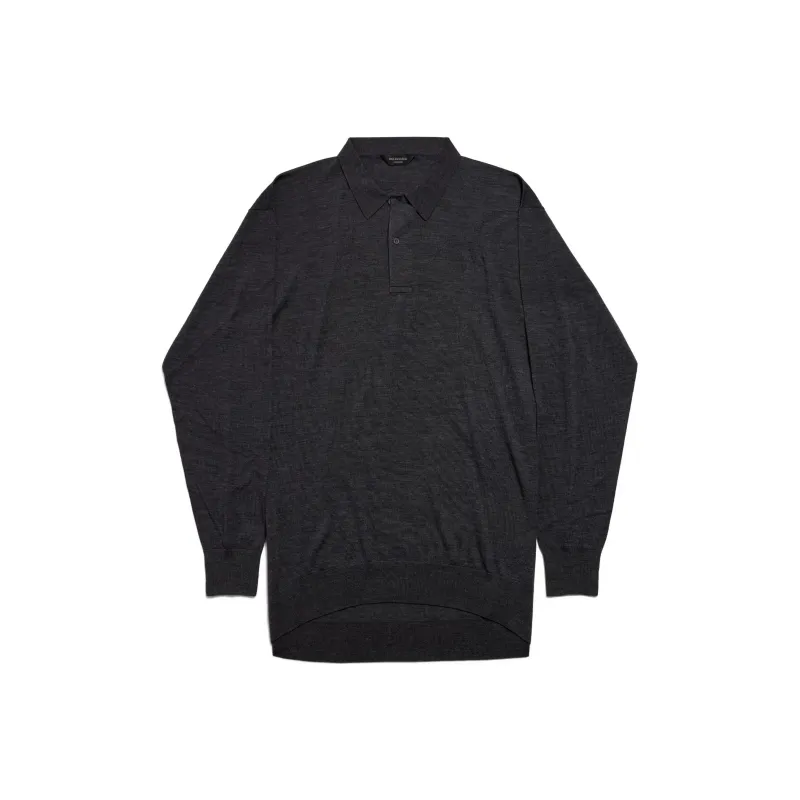 Balenciaga Polo Shirt Men's Dark Gray-0