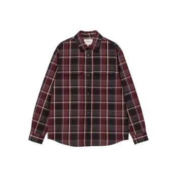 Carhartt WIP FW24 L/S Hobart Shirt Men's Red