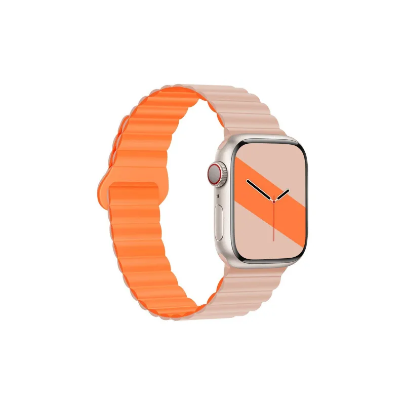 DUALMM Apple Compatibility Watch Band 225 255mm Silicone Material-11