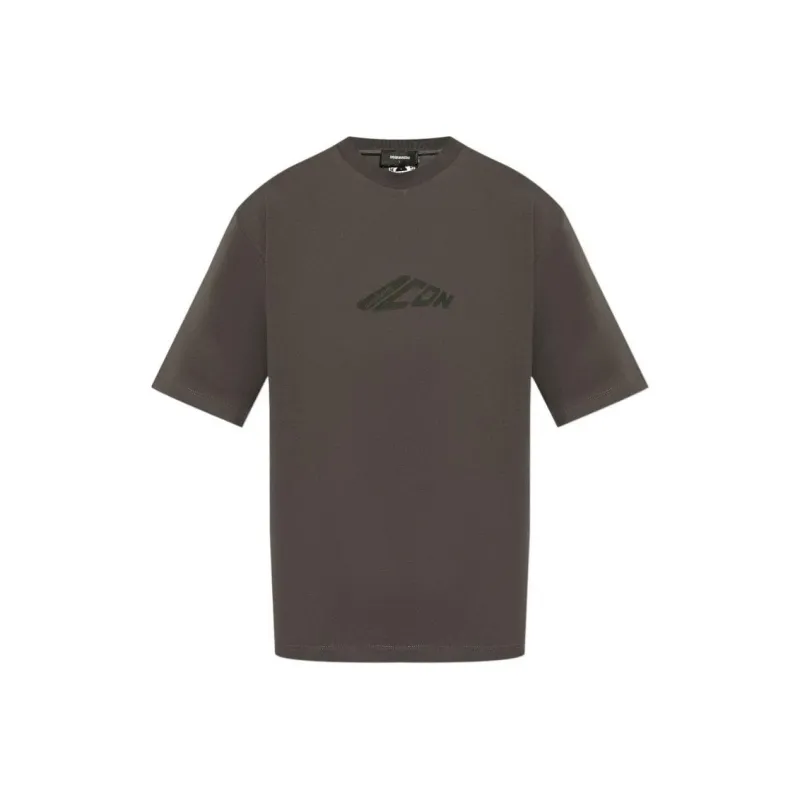 DSQUARED 2 Icon Logo Printed Crewneck T Shirt-0