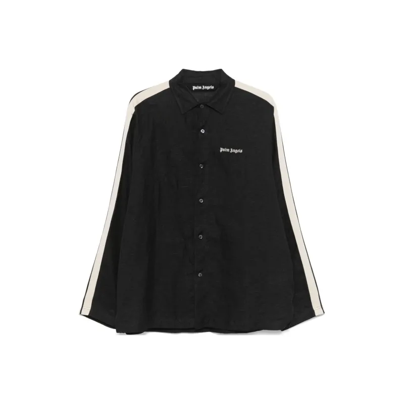 PALM ANGELS Embroidered logo Shirt-0