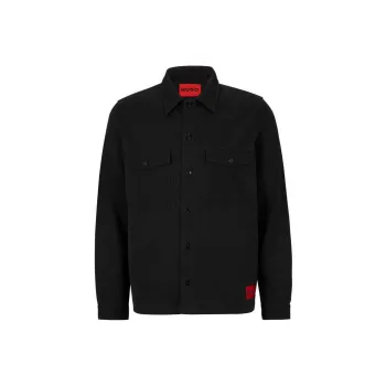 HUGO BOSS Enalu Cotton Shirt Jacket