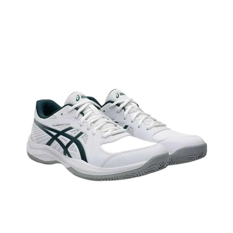 Asics Low Top Tennis Shoes Men's White Green-3