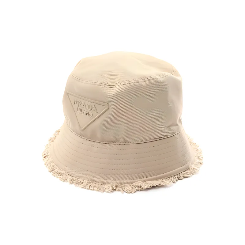 PRADA Cotton Bucket Hats Women's Beige-0