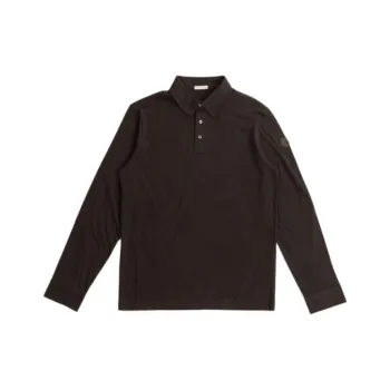 Moncler Polo Shirts Men Brown