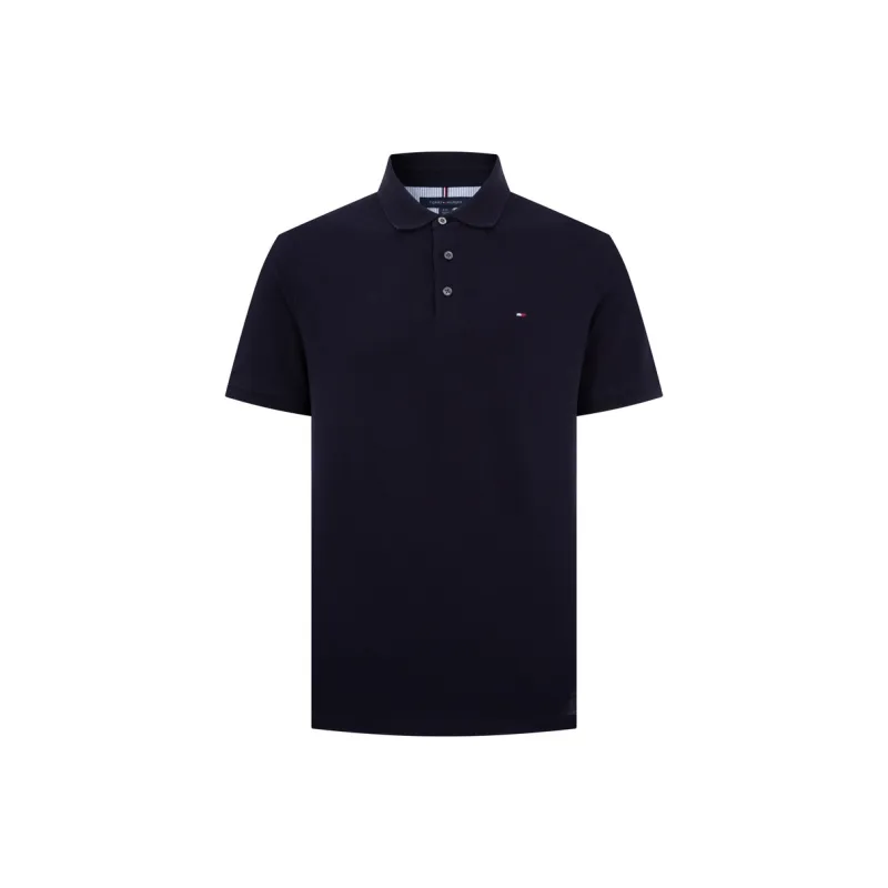 Tommy Hilfiger Polo Shirt Men's Deep Sea Navy Blue-0