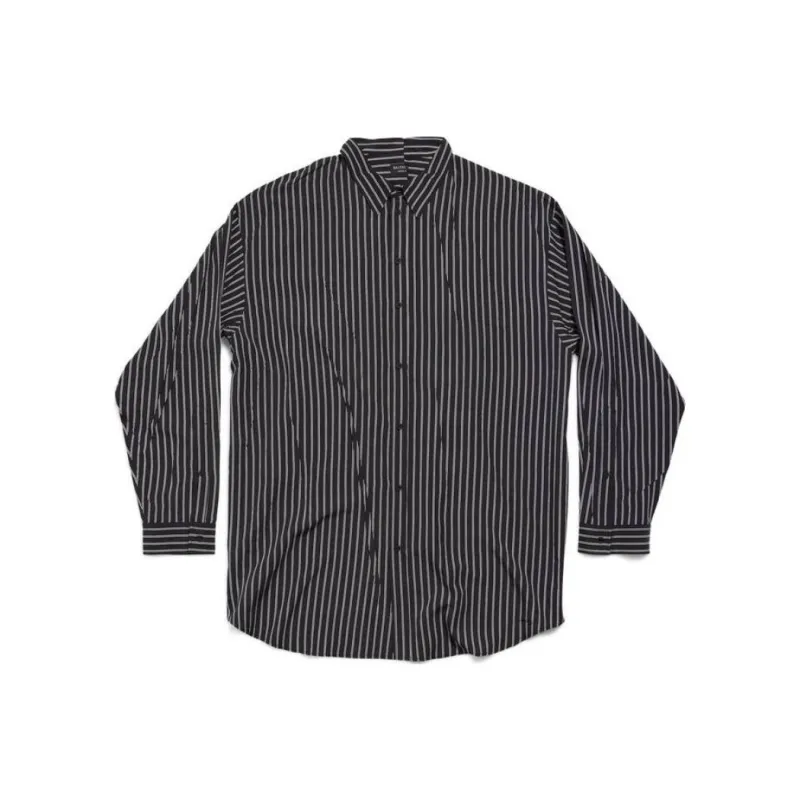 Balenciaga Striped Fluid Shirt-0