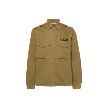 ASPESI Epaulettes detailed Cotton Shirt