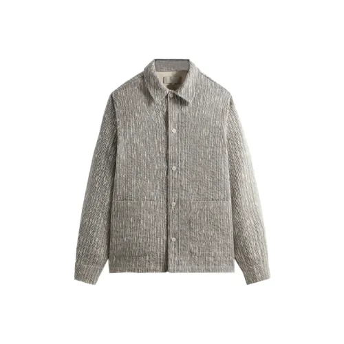 KITH Slub Boucle Boxy Collared Overshirt