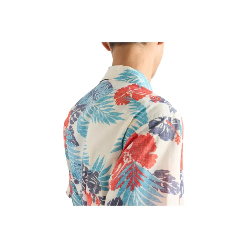 PRADA Graphic Printed Short Sleeved Shirt-4