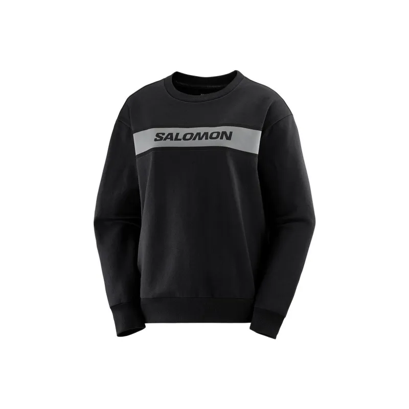 SALOMON ESSENTIAL CREW NECK M Sweatshirt Men's Pitch Black-0