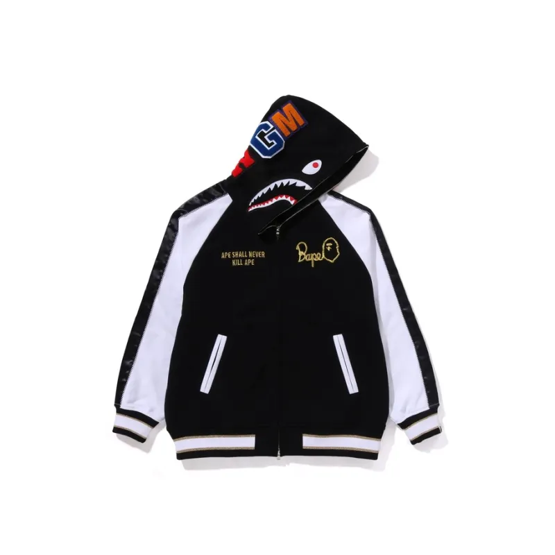Bape Souvenir Shark Zip Hoodie-0