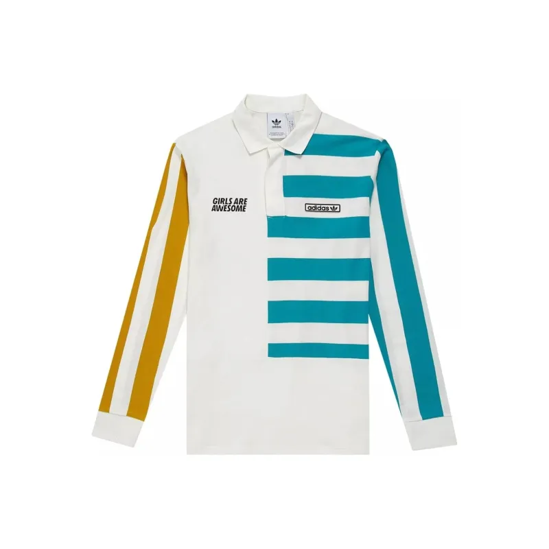 Adidas Originals x Girls Are Awesome Polo Shirt Men's Ivory-0