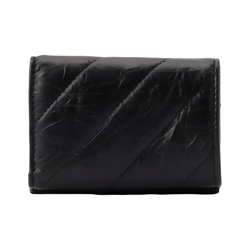 Balenciaga B Icon Quilted Bifold Wallet-1