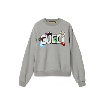 GUCCI SS24 Sweatshirt Men's Gray