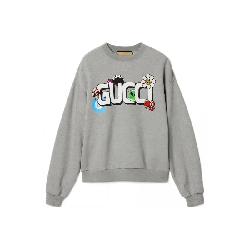 GUCCI SS24 Sweatshirt Men's Gray-0