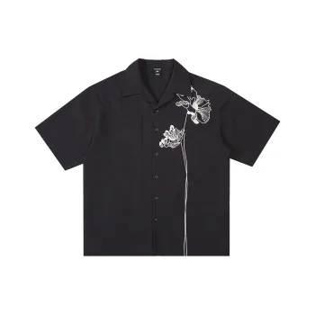 WAYNEXZAVIER Shirts Men Black