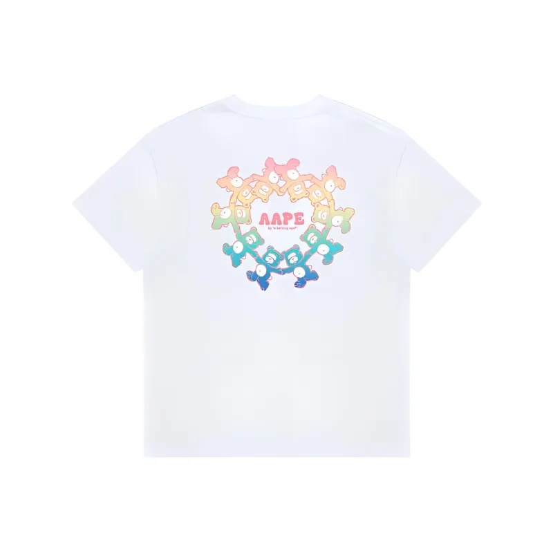 Aape Logo print Cotton T shirt-5