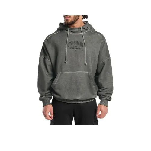 짐샤크 블랙 남성 맨투맨