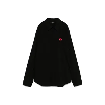 BALMAIN Kiss Printed Poplin Shirt