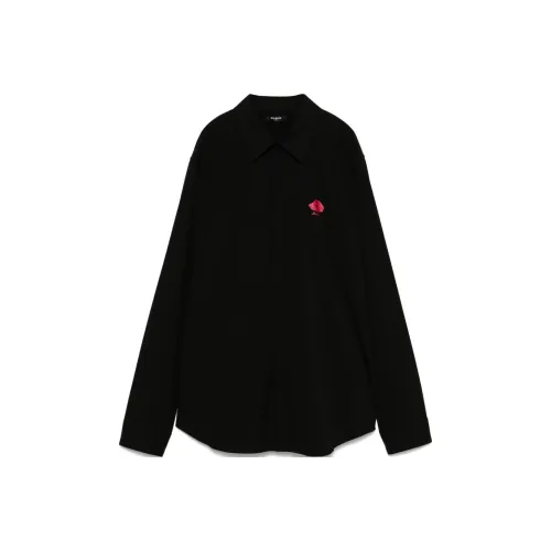 BALMAIN Kiss Printed Poplin Shirt