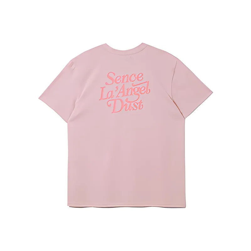 SENCE LA Straight T Shirt Unisex Pink-1