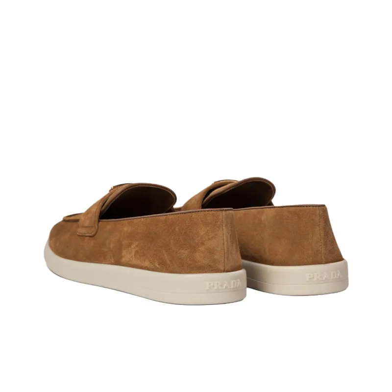 PRADA Loafers Women's Brown-4