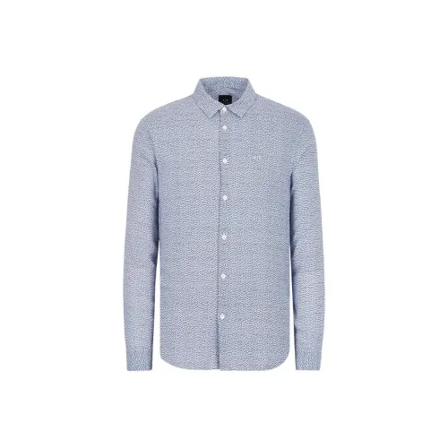 ARMANI EXCHANGE FW22 Shirt Men's Blue