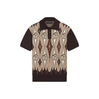AMIRI Button Detailed Short-Sleeved Polo Shirt
