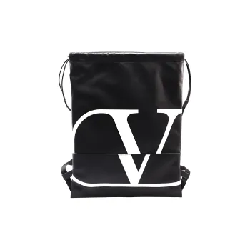 Valentino VLogo Printed Drawstring Backpack