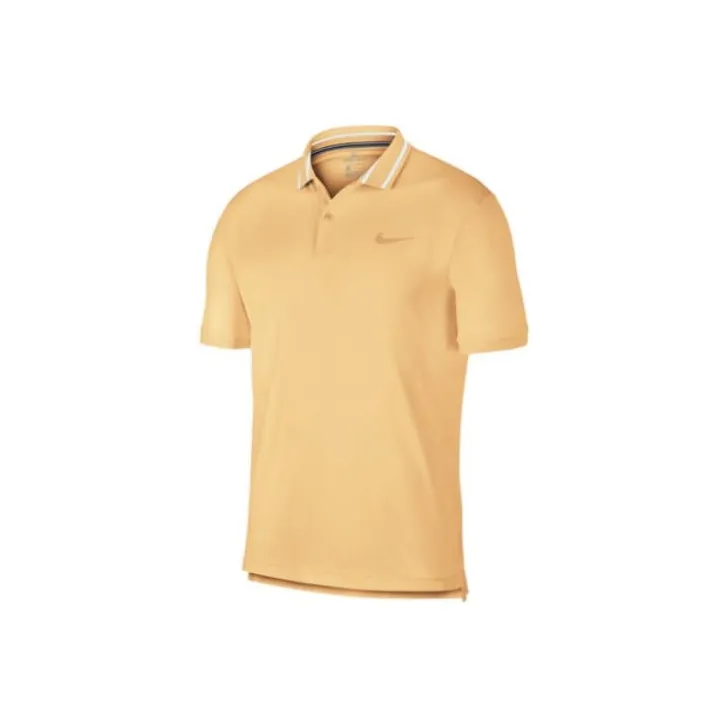 Nike Polo Shirts Men Yellow-0