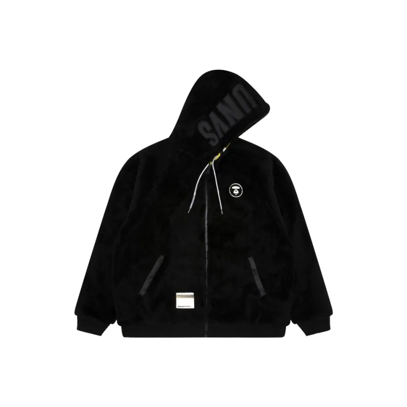 Aape Logo-appliqué Reversible Hoodie-0