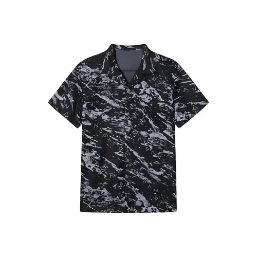 DAVID NAMAN Shirts Men Dark Gray