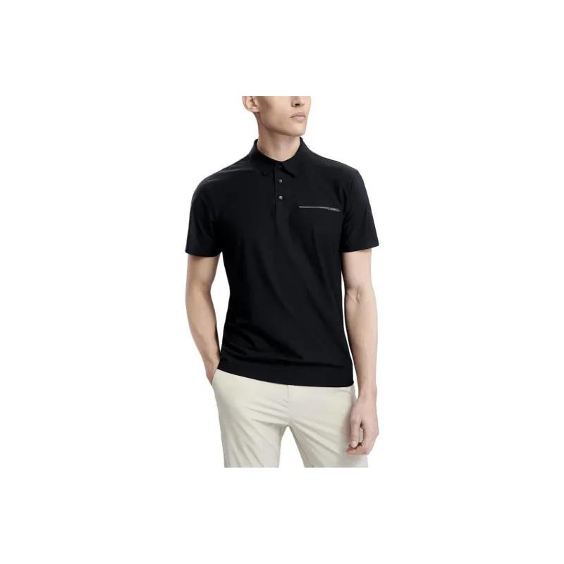 FILA Polo Shirts Men Black-2