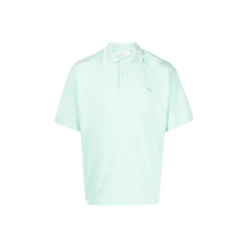 Maison Kitsune Polo Shirts Men Mint Green