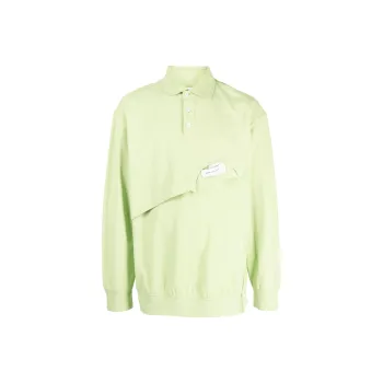 Feng Chen Wang Asymmetric-design Polo Shirt