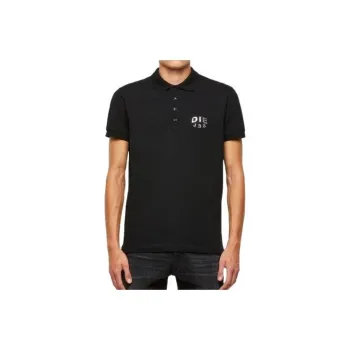 DIESEL Polo Shirts Men Black