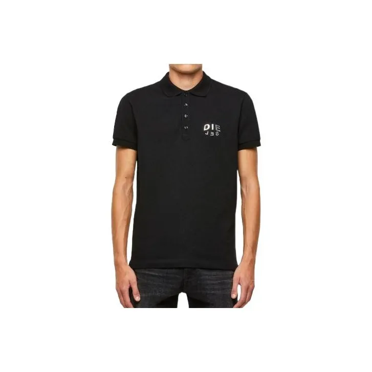 DIESEL Polo Shirts Men Black-0