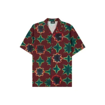 PLEASURES Sulfur Short Sleeve Butoon Down Shirt