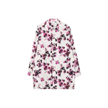Yohji Yamamoto Khadi Flower Shirt